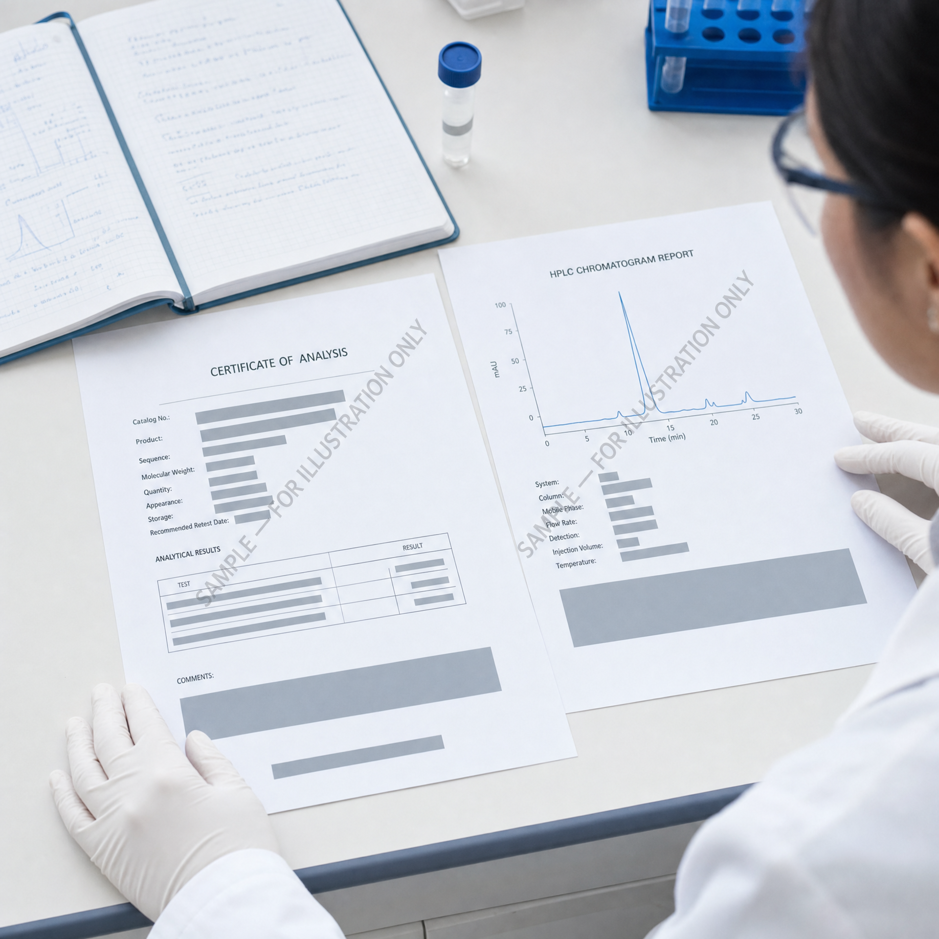 Illustrative quality-control documentation review